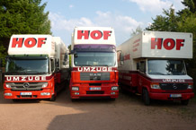 Fuhrpark der HOF Umzüge GmbH